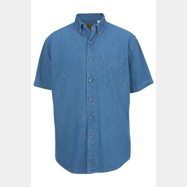 Denim Midweight Short Sleeve Shirt Thumbnail