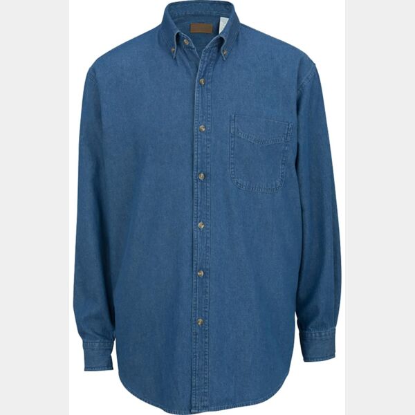 Denim Midweight Long Sleeve Shirt Thumbnail