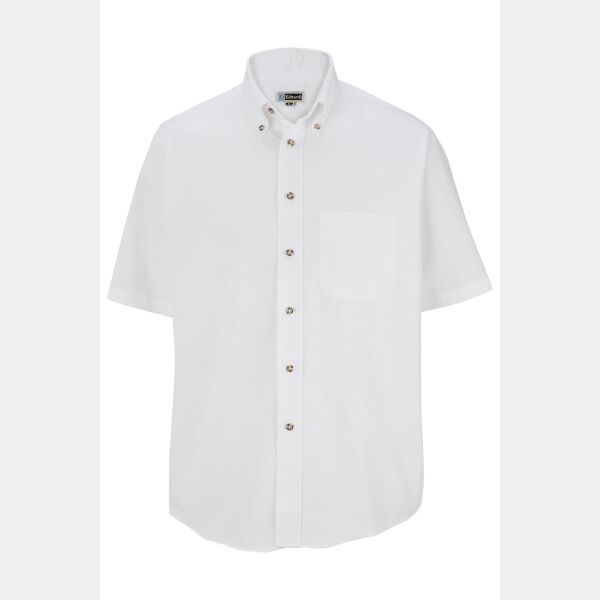 Men's Easy Care Short Sleeve Poplin Shirt Thumbnail