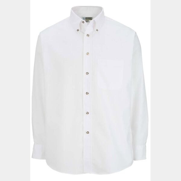Men's Easy Care Long Sleeve Poplin Shirt Thumbnail