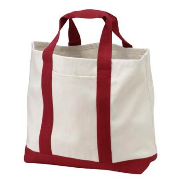 Ideal Twill Two Tone Shopping Tote Thumbnail