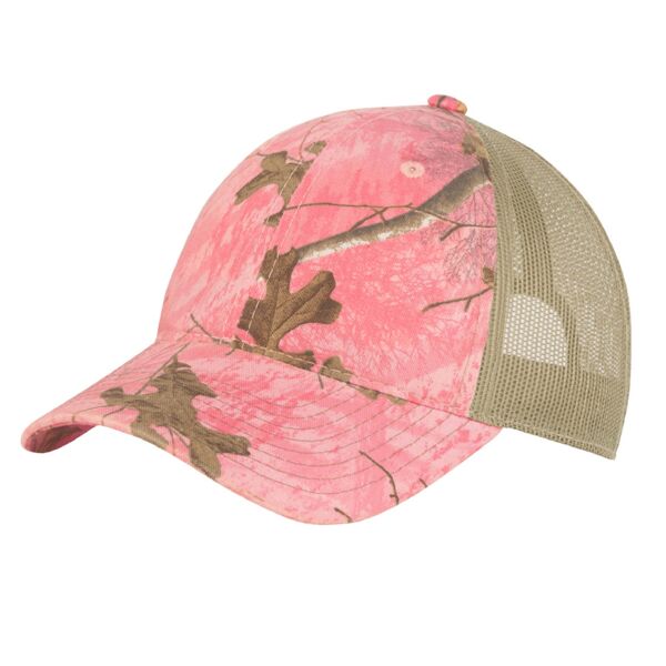 Unstructured Camouflage Mesh Back Cap Thumbnail