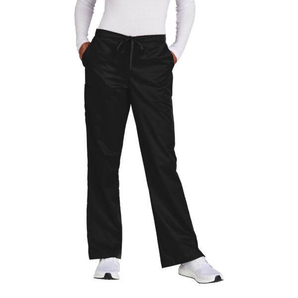 Women's Petite WorkFlex  Flare Leg Cargo Pant Thumbnail