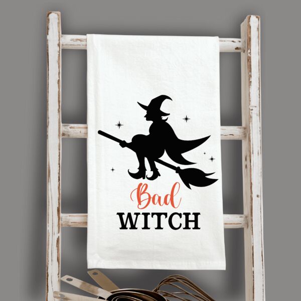 CTT000011, Halloween, Cute Tea Towels, Bad Witch Thumbnail