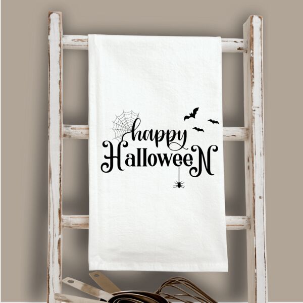 CTT000017, Halloween, Cute Tea Towels, Happy Halloween Thumbnail