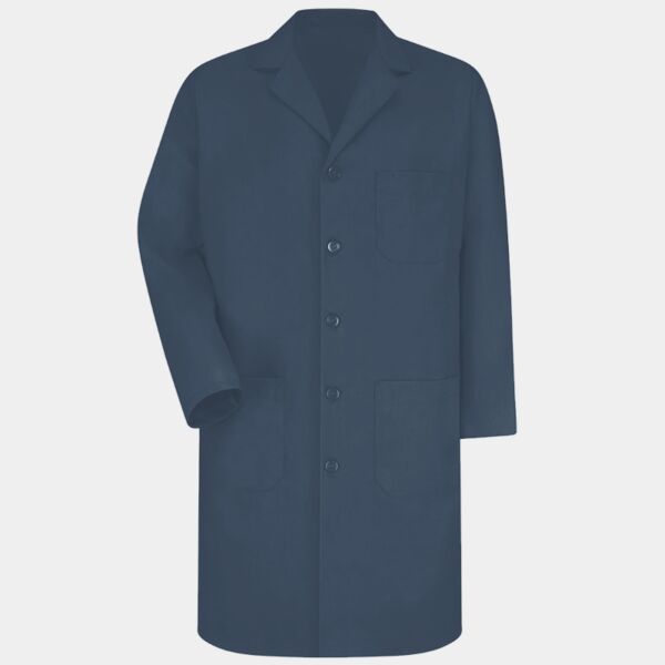 Button Front Lab Coat Extended Sizes Thumbnail