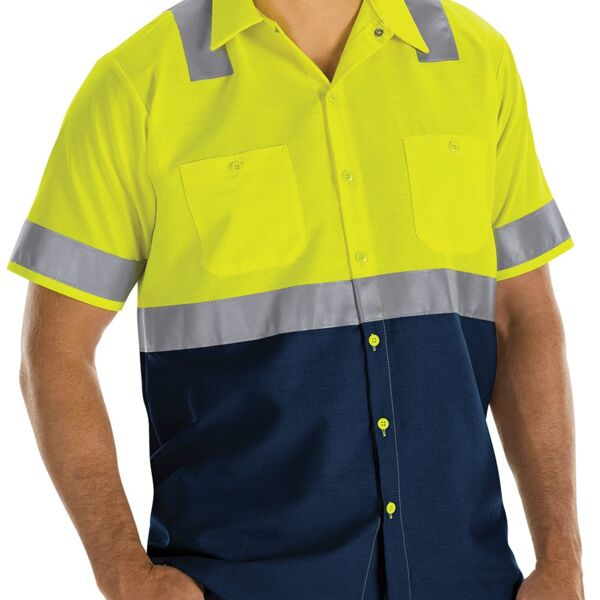 Enhanced & Hi-Visibility Work Shirt - Long Sizes Thumbnail