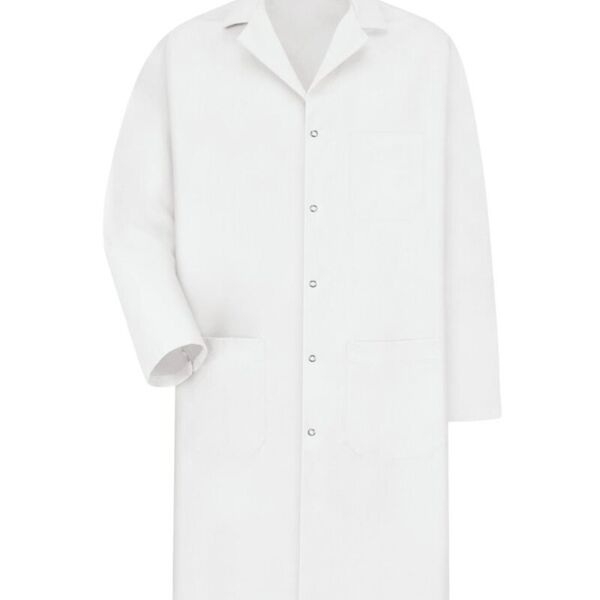 Gripper Front Lab Coat - Long Sizes Thumbnail