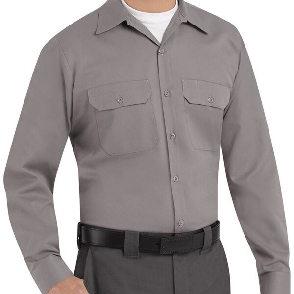 Utility Long Sleeve Work Shirt Long Sizes Thumbnail