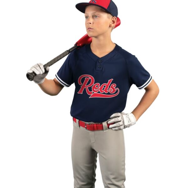 Youth Cutter+ Henley Baseball Jersey Thumbnail