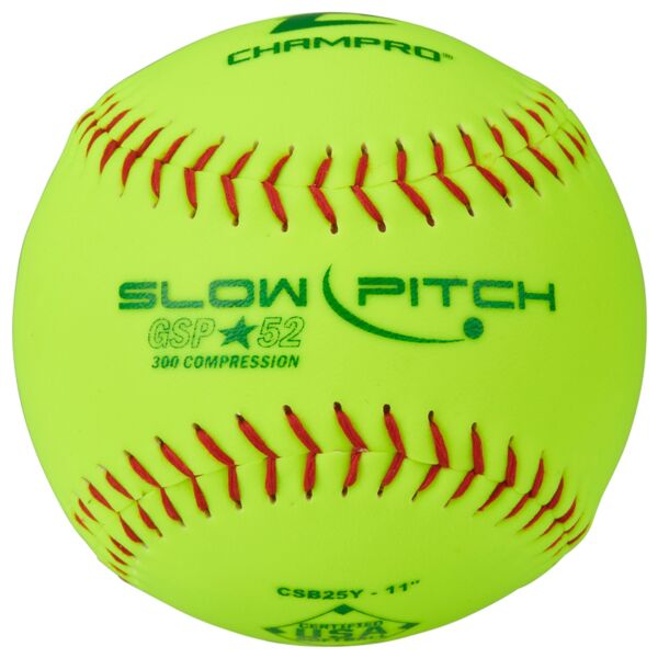 ASA/USA Softball 11" Slow Pitch - Durahide Cover .52 COR Thumbnail