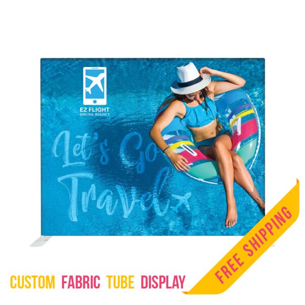 10ft. Fabric Tube Display - Single Sided - Graphic Package Thumbnail