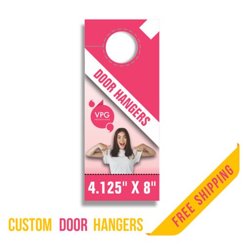 DOOR HANGERS  4.125" x 11" - 2" BOTTOM PERFORATION / 1-SIDE PRINT Thumbnail