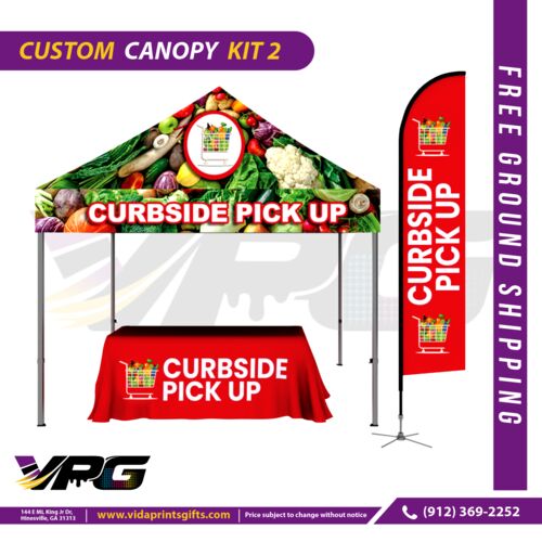 Canopy Kit 2 - Canopy, Feather Flag, Table Throw Thumbnail