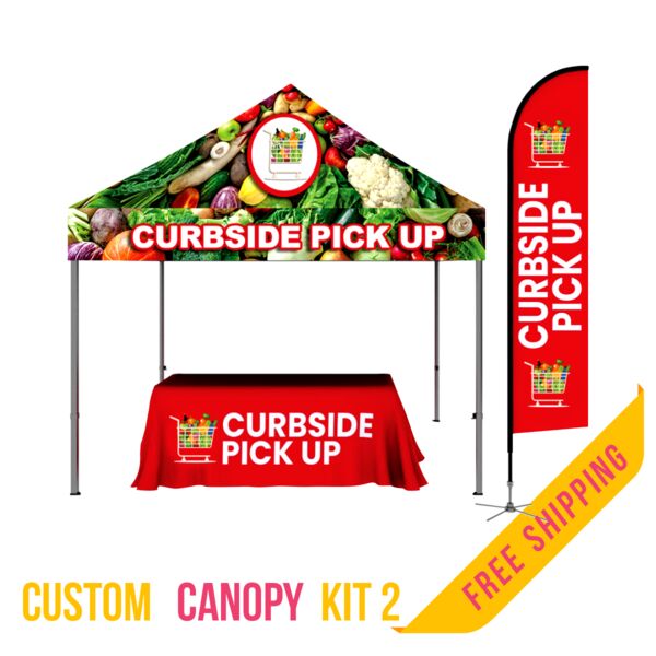 Canopy Kit 2 - Canopy, Feather Flag, Table Throw Thumbnail