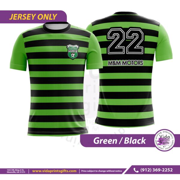 Gators-Soccer Uniform Green/Black Jersey Only JMVS-Active Cloth Thumbnail