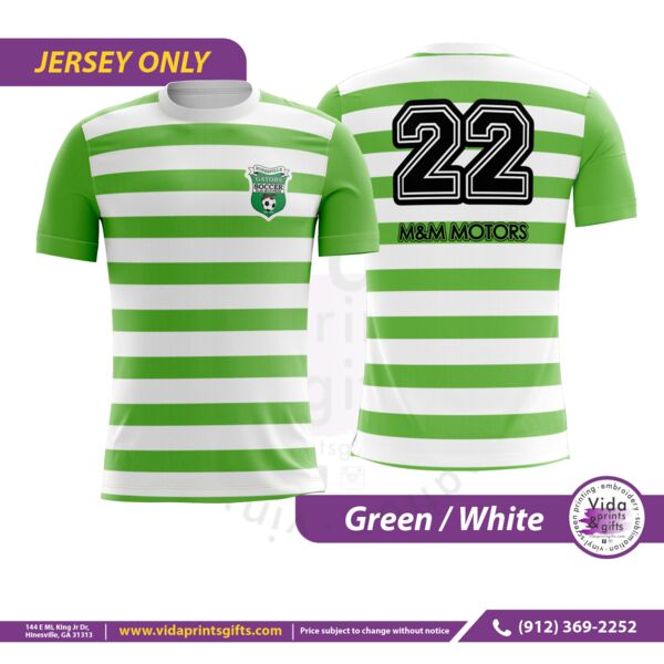 Gators-Soccer Uniform Green/White Jersey Only JMVS-Active Cloth Thumbnail