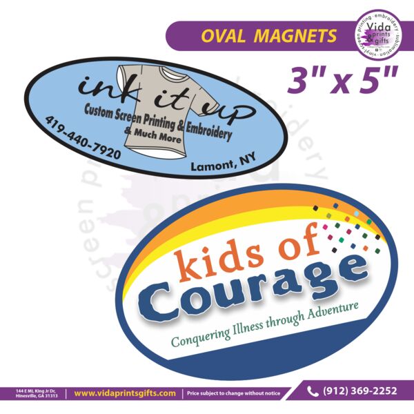 Magnet-Oval-30 Mil-3"x5" Thumbnail