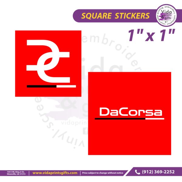 Sticker-Indoor/Outdoor Oval Decal - 1" x 1" Thumbnail