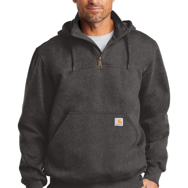 Rain Defender ® Paxton Heavyweight Hooded Zip Mock Sweatshirt - GCFD Thumbnail