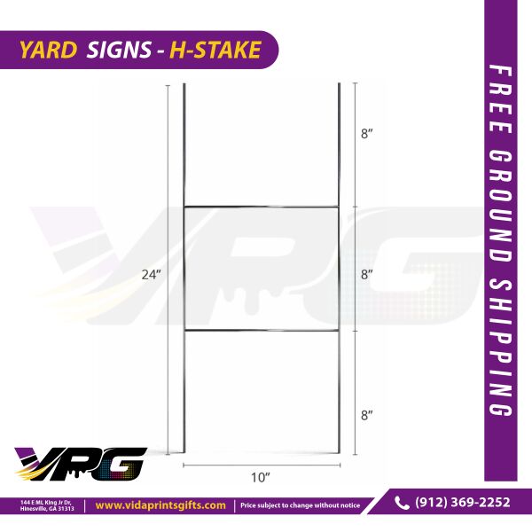 H-Stake for Yard Signs Thumbnail