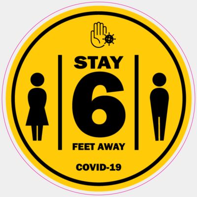 Floor Sticker-Stay 6-12x12 Thumbnail