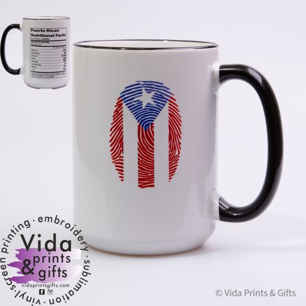 Thumb Print/PR Nutritional Facts-Ceramic Mug - 15oz  Thumbnail