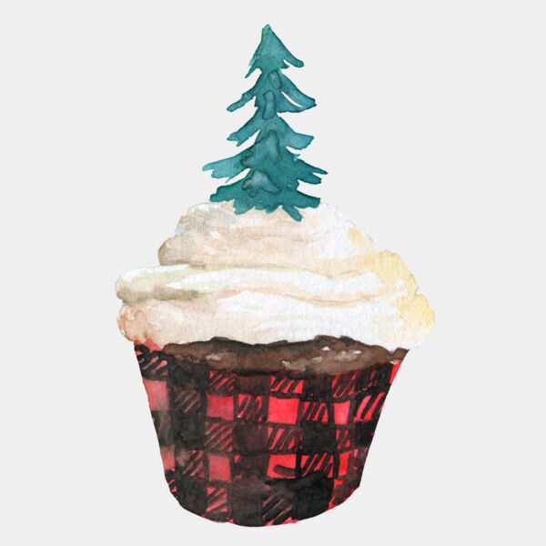 Cupcake with Tree Thumbnail