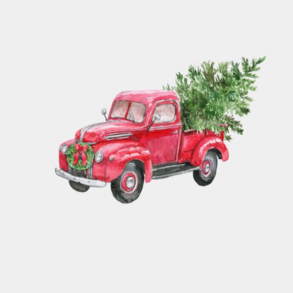 Christmas Truck wTree Side 2 Thumbnail