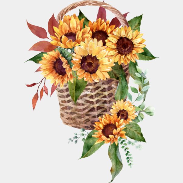 Basket Sunfowers 2 Thumbnail