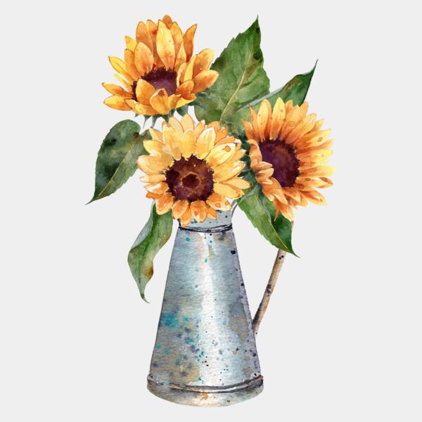 Metal Base Sunflowers Thumbnail