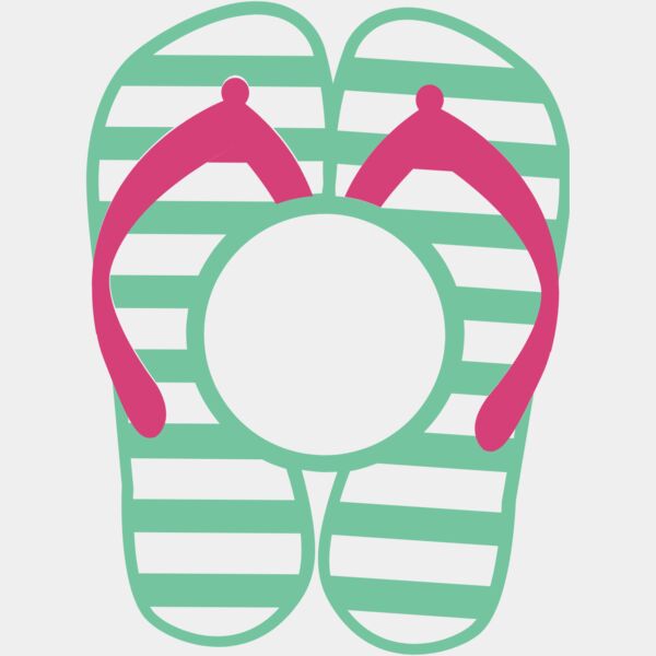 flip flops circle Thumbnail