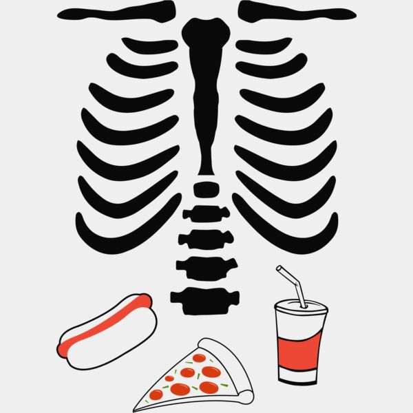 Junk food skeleton Thumbnail