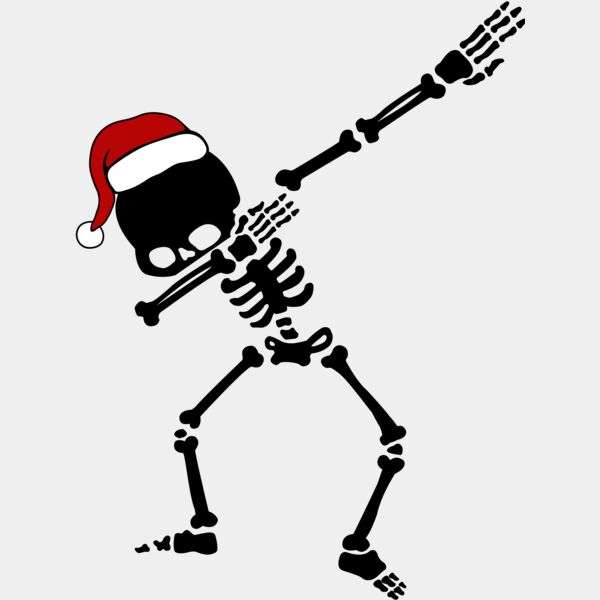 Christmas dabbing skeleton Thumbnail