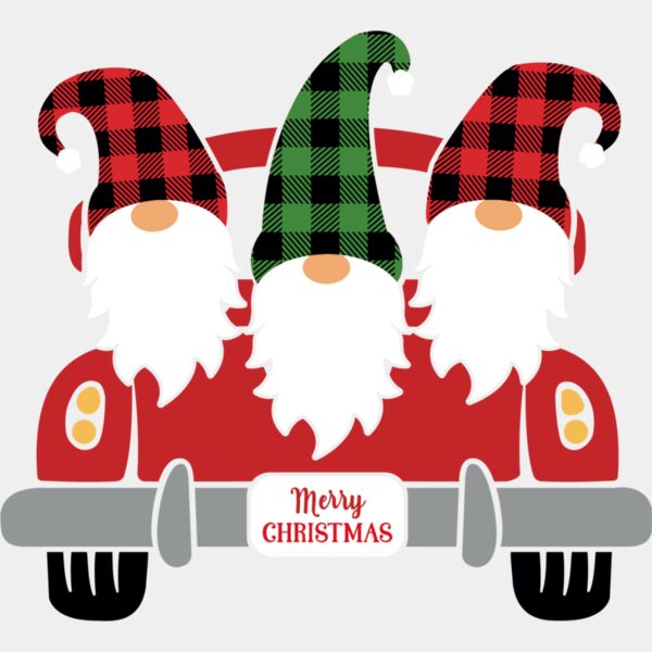 Christmas gnomes riding truck 02 Thumbnail