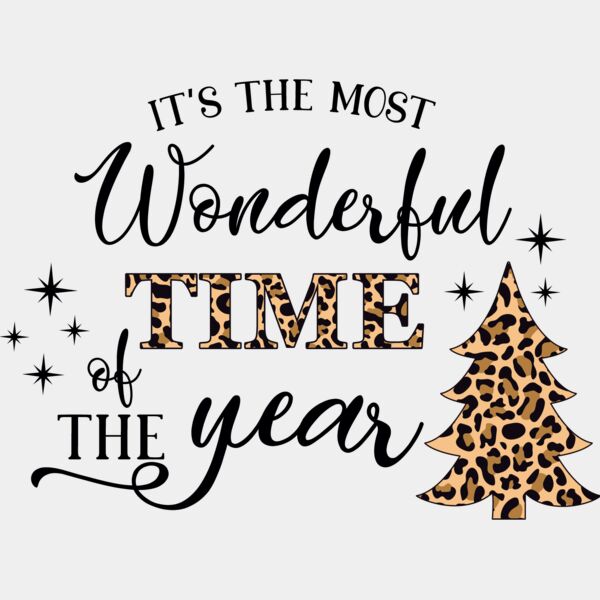 The most wonderful time of the year cheetah tree Thumbnail