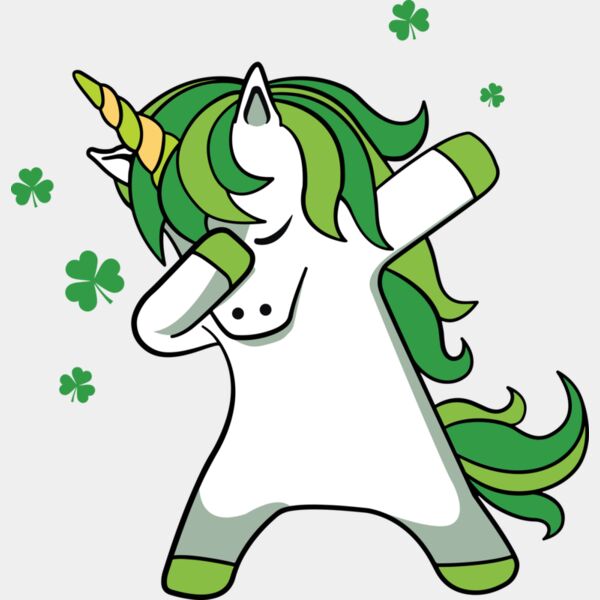 St patricks day dabbing unicorn Thumbnail