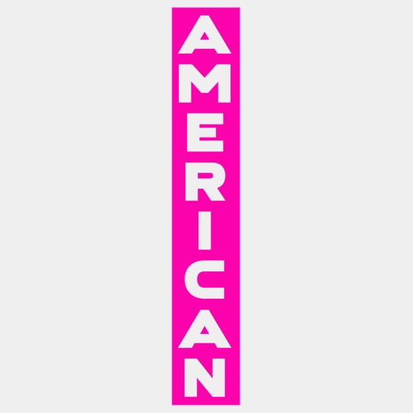 American Back Vert pink Thumbnail