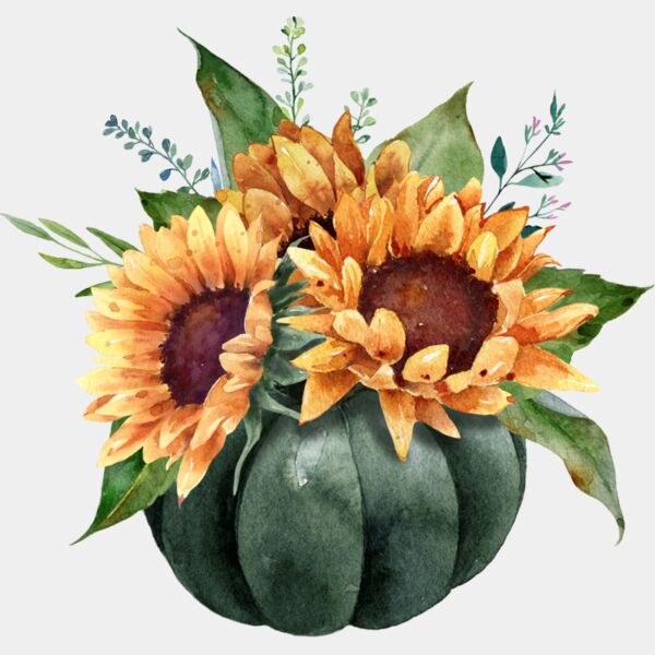 Pumpkin Sunflowers 2 Thumbnail
