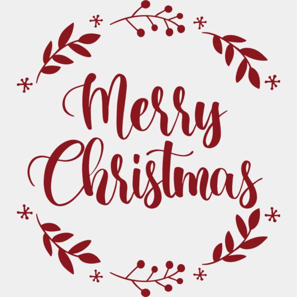 Meryy christmas circle wreath Thumbnail