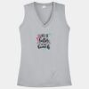 Women's Sleeveless PosiCharge ® Competitor V Neck Tee Thumbnail