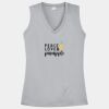 Women's Sleeveless PosiCharge ® Competitor V Neck Tee Thumbnail