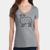 PC Ladies Fan Favorite V-Neck T-Shirt Thumbnail