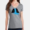 PC Ladies Fan Favorite V-Neck T-Shirt Thumbnail