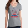 PC Ladies Fan Favorite V-Neck T-Shirt Thumbnail